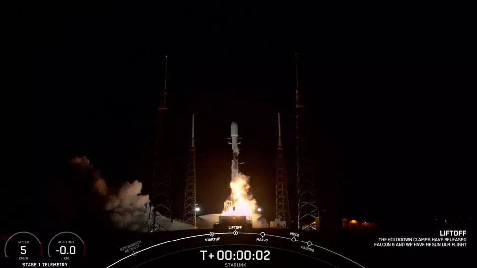 Spacex Launches Another 22 New Generation Starlink Satellites Into